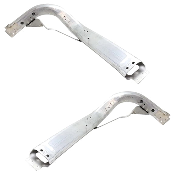 New Front Left and Front Right Bumper Bracket Compatible With Ford Lincoln F-150 Police Responder 6 Cyl 3.5L F-150 King Ranch 6 Cyl 3.5L 2015-2024 By FO1252104 FO1253104