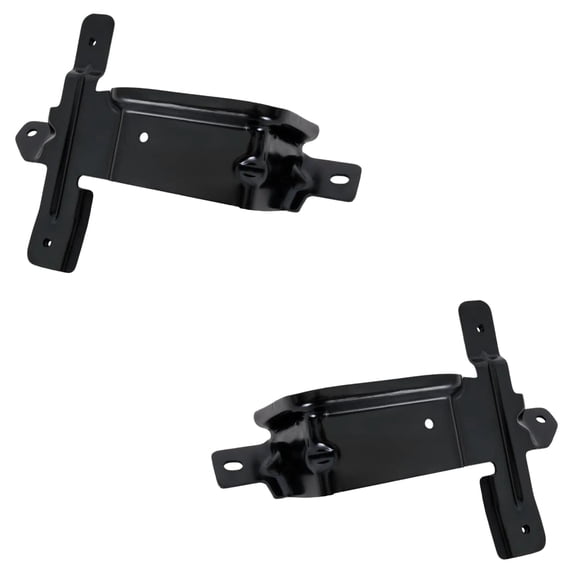New OEM Replacement Front Left and Front Right Bumper Bracket Compatible With Ford Ranger XLT 4 Cyl 2.3L Ranger XL 4 Cyl 2.3L 2019-2023 By FO1062107 FO1063107 KB3Z17755A KB3Z17754A