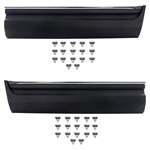 New Front Left and Front Right Door Molding and Beltlines Compatible With Ford Explorer Base 4 Cyl 2.0L Explorer Limited 4 Cyl 2.0L 2011-2015 By FO1304111 FO1305111 BB5Z7820879BA
