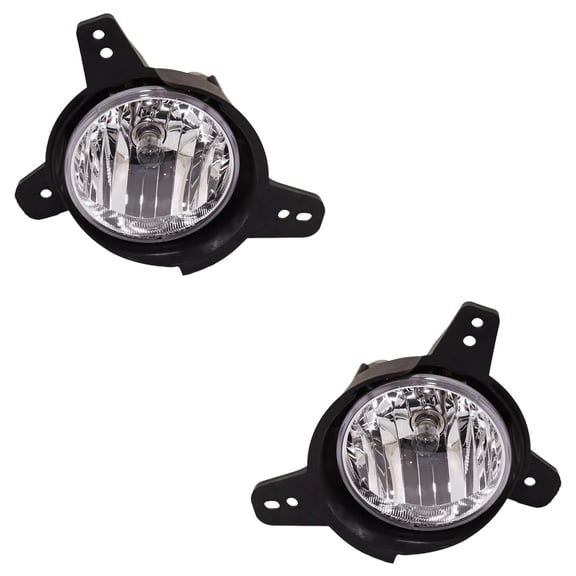 New Front Left and Front Right Fog Light Compatible With Chevrolet Sonic LS 4 Cyl 1.8L Sonic LT 4 Cyl 1.8L 2017-2019 By GM2592319 GM2593319 42491887 42491888