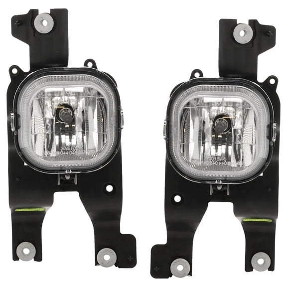 New Front Left and Front Right Fog Light Compatible With Ford F-550 Super Duty Lariat 10 Cyl 6.8L F-250 Super Duty Lariat 8 Cyl 6.4L 2008-2010 By 7C3Z15201AA-PFM 7C3Z15200AA-PFM