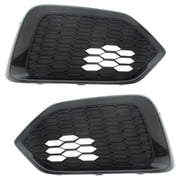 New Front Left and Front Right Fog Light Cover Compatible With Honda Civic EX 4 Cyl 1.5L Civic LX 4 Cyl 2.0L 2017-2019 By HO1038132 HO1039132 71108TGGA00 71103TGGA00