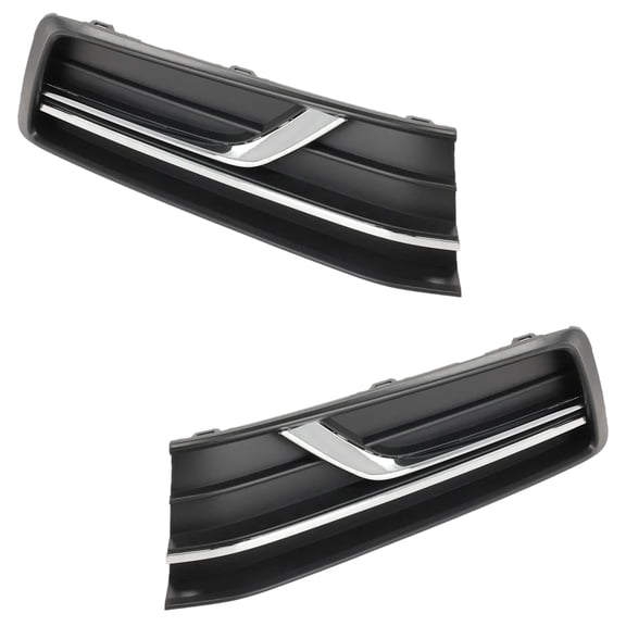 New Front Left and Front Right Fog Light Cover Compatible With Volkswagen Passat S Passat GT 6 Cyl 3.6L 2016-2019 By VW1038145 VW1039145 561854661LRYP 561854662GRYP