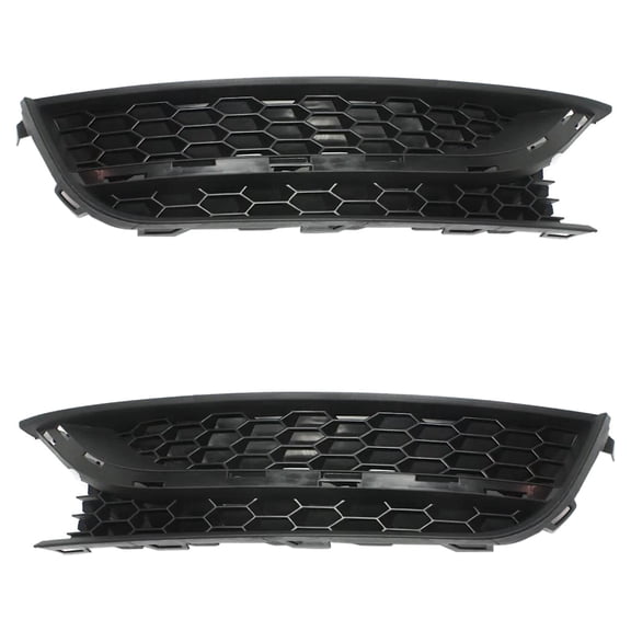 New Front Left and Front Right Fog Light Cover Compatible With Volkswagen Passat Wolfsburg Edition Passat Comfortline 2012-2015 By VW1038121 VW1039121 561853665E9B9 561853666C9B9