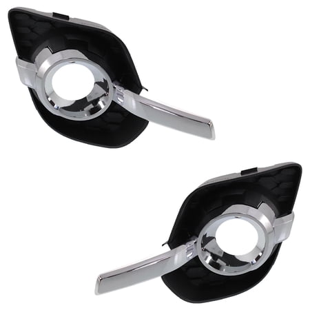 New Front Left and Front Right Fog Light Trim Compatible With Chevrolet Equinox LTZ 6 Cyl 3.6L Equinox LTZ 6 Cyl 3.0L 2010-2015 By GM1038127 GM1039127 22808326 22808327