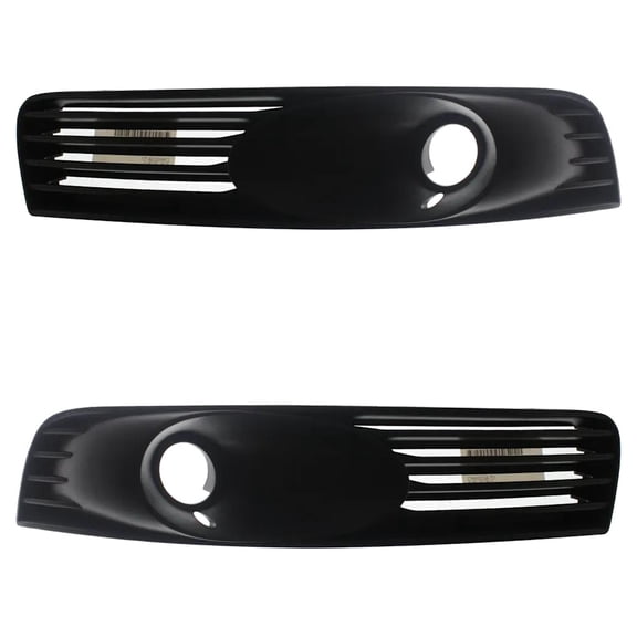 Front Fog Light Trim Pair Compatible with 2005-2010 Chevrolet Cobalt LT (05-10) LT Team Canada (10) LTZ (06-07) Pontiac G5 Base (07-09) 15246807