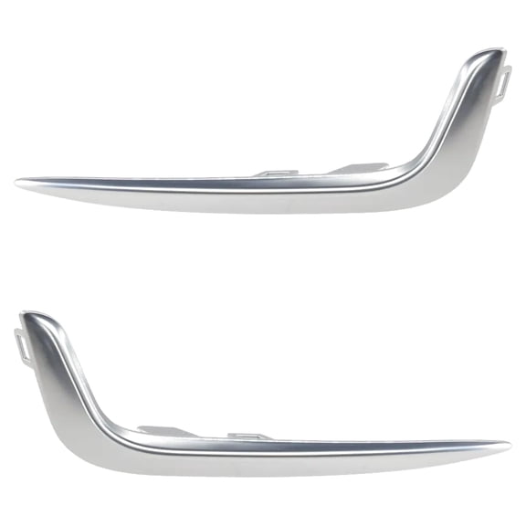 New Front Left and Front Right Fog Light Trim Compatible With Chrysler Pacifica Hybrid Premium S Appearance 6 Cyl 3.6L Pacifica Limited 6 Cyl 3.6L 2021-2024 By CH1046126 CH1047126