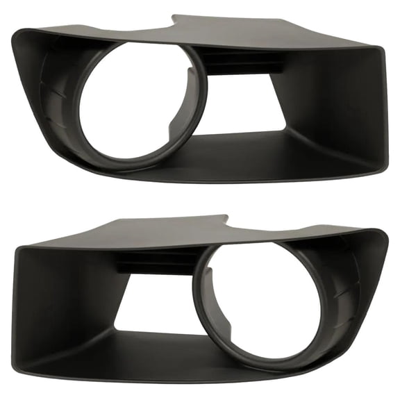 New Front Left and Front Right Fog Light Trim Compatible With Dodge Caliber SRT-4 4 Cyl 2.4L Caliber SXT 4 Cyl 1.8L 2007-2010 By CH1038116 CH1039116 5030291AC 5030290AC