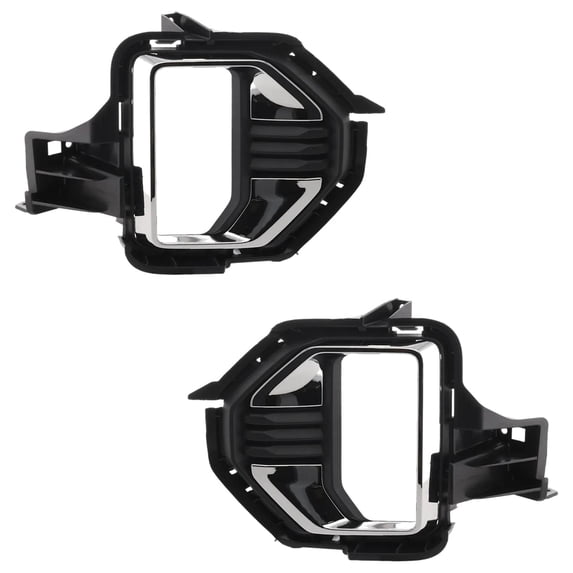 New Front Left and Front Right Fog Light Trim Compatible With GMC Canyon Denali 4 Cyl 2.8L Canyon Denali 6 Cyl 3.6L 2021-2022 By GM1038276 GM1039276 84693864 84938720 84693865