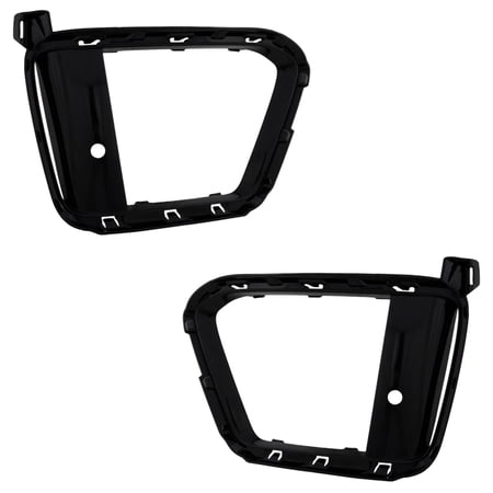 New Front Left and Front Right Fog Light Trim Compatible With Land Rover Range Rover Sport HSE Range Rover Sport HSE PHEV 2018-2022 By RO1038109 RO1039109 LR099794 LR099793