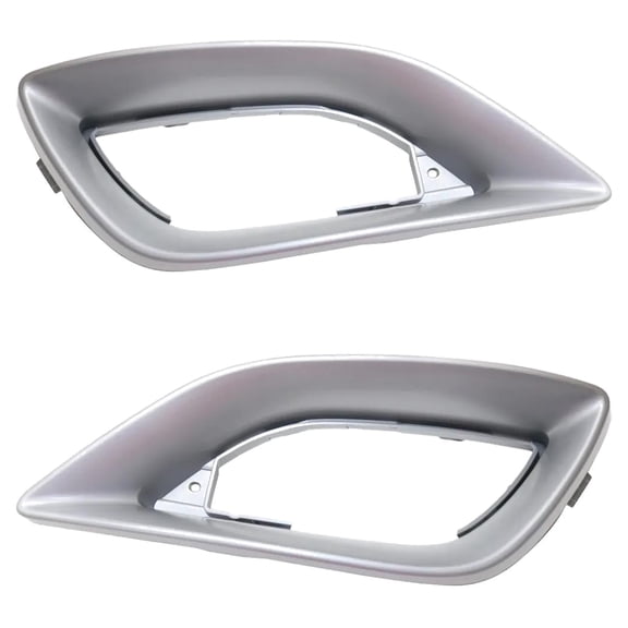 New Front Left and Front Right Fog Light Trim Compatible With Mercedes Benz R500 Base R320 Bluetec 2006-2010 By MB1038169 MB1039169 2518851923 2518852023