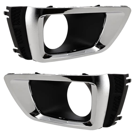New Front Left and Front Right Fog Light Trim Compatible With Subaru Forester 2.0XT Premium Forester 2.0XT Limited 2014-2018 By SU1038107 SU1039107 57731SG090 57731SG080