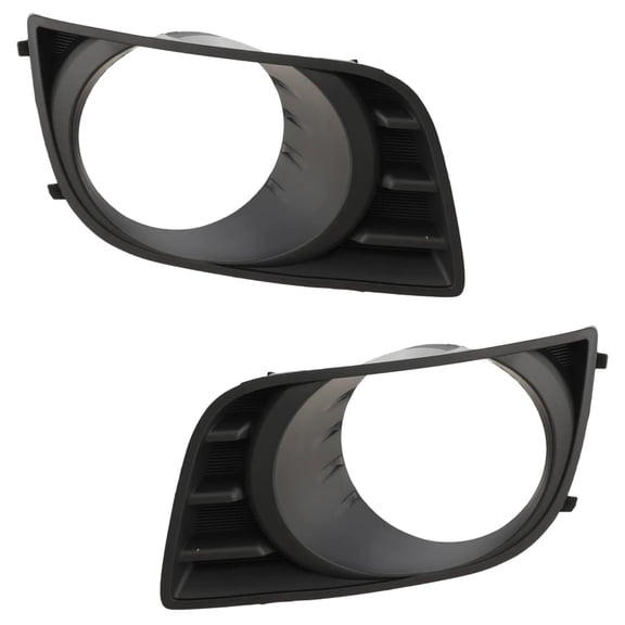 New Front Left and Front Right Fog Light Trim Compatible With Toyota Sequoia SR5 Sequoia Platinum 2008-2017 By TO1039157 814810C021 814820C021 TO1038157