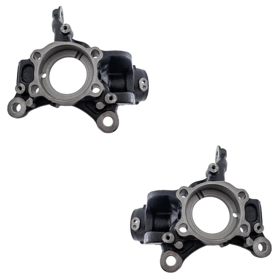 New Front Left and Front Right Knuckle Compatible With Audi Volkswagen Tiguan Wolfsburg Edition 4 Cyl 2.0L Q3 Technik 4 Cyl 2.0L 2005-2018 By 1K0407255AA 1K0407255N 1K0407256AA