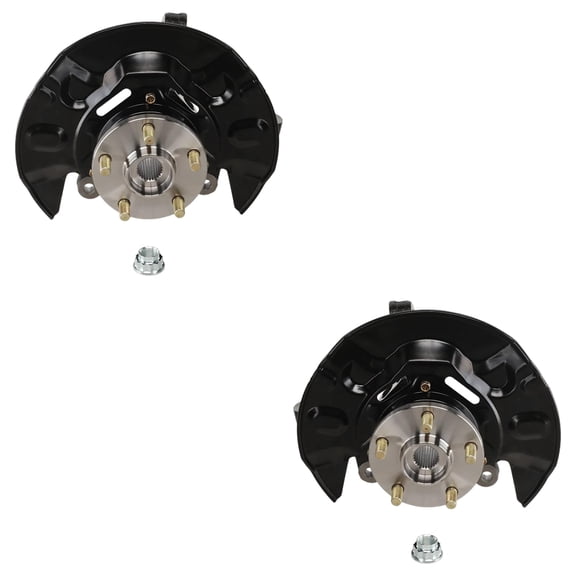 New Front Left and Front Right Knuckle Compatible With Toyota Matrix Base 4 Cyl 1.8L Matrix XR 4 Cyl 1.8L 2003-2006 By 4778212240 4321212390 WLK065 9008036136 LK065 4350232080