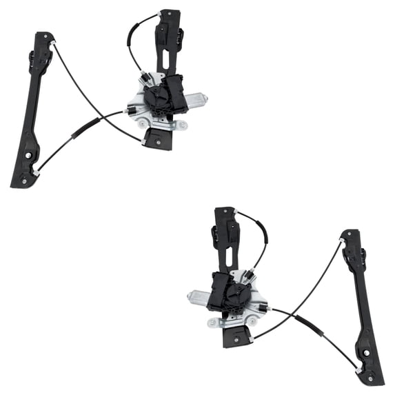 New Front Left and Front Right Window Regulator Compatible With Chevrolet Malibu Limited LT 4 Cyl 2.5L Malibu LS 4 Cyl 2.5L 2013-2016 By GM1350230 GM1351230 22826511 22836735