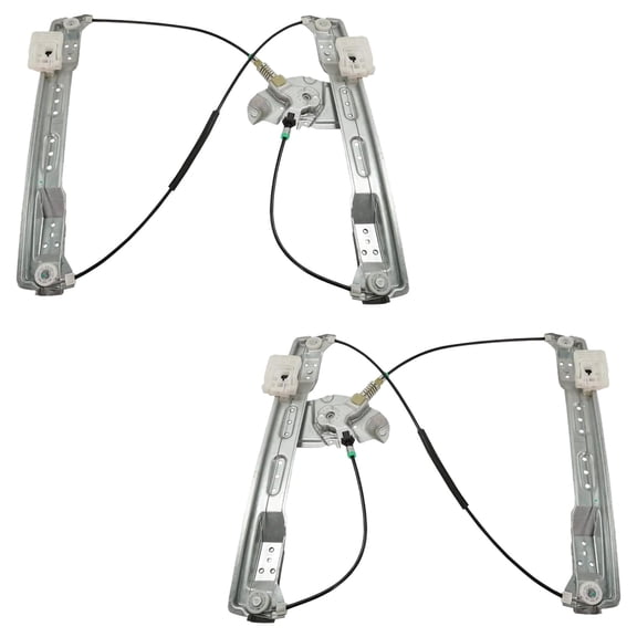 New Front Left and Front Right Window Regulator Compatible With Lincoln MKT Elite 6 Cyl 3.5L MKT EcoBoost 6 Cyl 3.5L 2010-2019 By AE9Z7423209A AE9Z7423208A