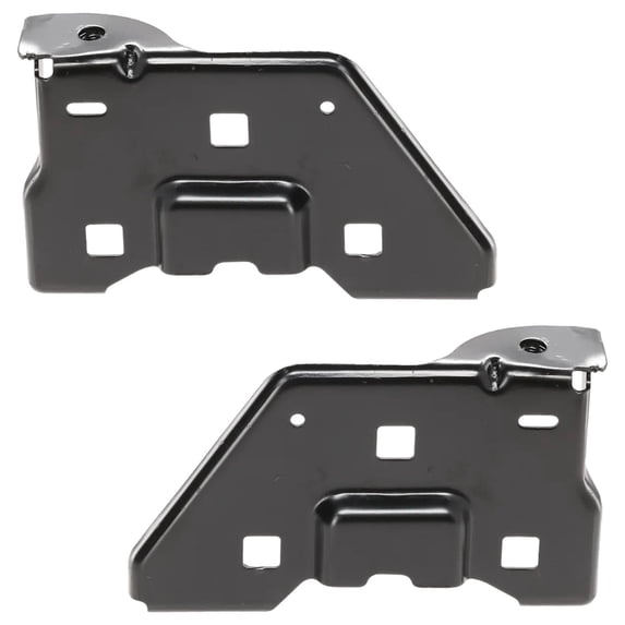 New Front Left Inner and Front Right Inner Bumper Bracket Compatible With Chevrolet GMC Silverado 1500 WT 6 Cyl 4.3L Sierra 1500 SLE 6 Cyl 4.3L 2014-2019 By GM1066199 GM1067199