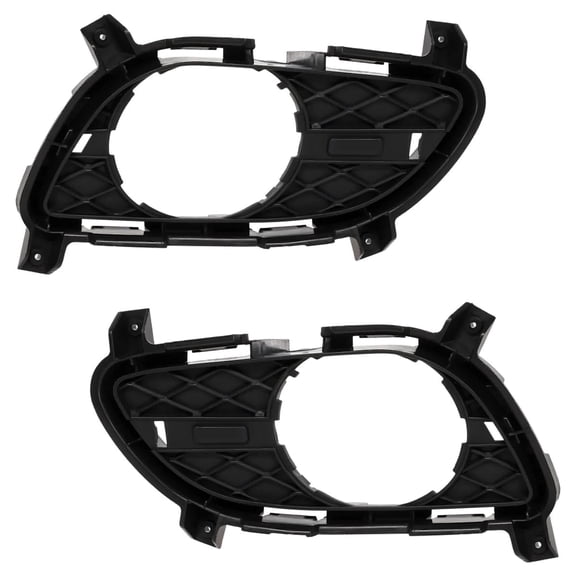 New Front Left Inner and Front Right Inner Fog Light Trim Compatible With Infiniti Q60 Premier Edition Q60 Sport 2011-2015 By IN1038114 IN1039114 622571NX0A 622561NX0A