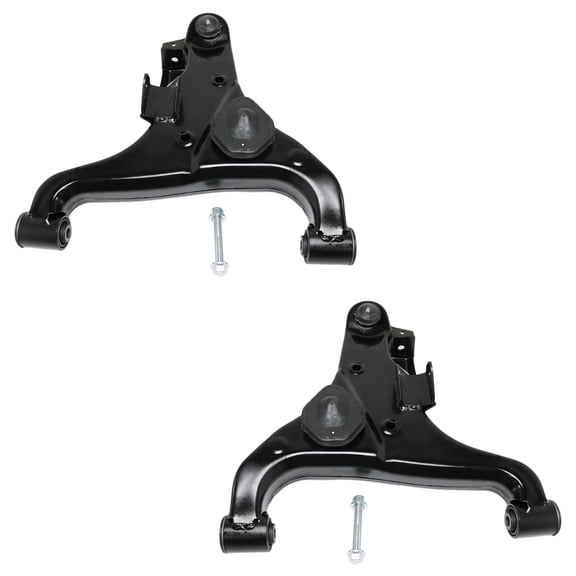 New Front Left Lower and Front Right Lower Control Arm Compatible With Nissan Titan S 8 Cyl 5.6L Pathfinder Armada SE 2004-2024 By 54501ZR00A 54500ZR00A