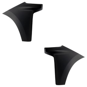 Front Left Outer and Front Right Bumper Filler Compatible With Chevrolet Silverado 1500 Custom Trail Boss 8 Cyl 5.3L 2019-2022 By GM1016110 GM1017110 84555463 84658017 84555464