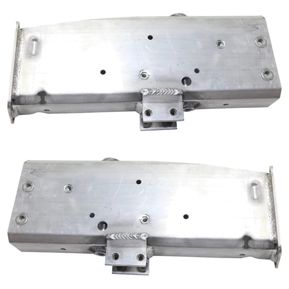 New Front Left and Front Right Bumper Bracket Compatible With Cadillac ATS V 2016-2019 GM1066203 GM1067203 23222823 23222826