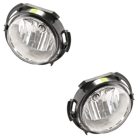 Pair Front Fog Lights Compatible with 2006-2011 Chevrolet HHR LS (09-11) LT (06-08) LS Panel (07-08) LT Panel (07-08) Halogen Housings 15813308