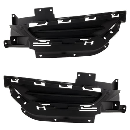 New Front Left and Front Right Fog Light Cover Compatible With Chrysler 200 S 200 LX 2015-2017 By CH1038155 CH1039155 68202999AC 68202998AC