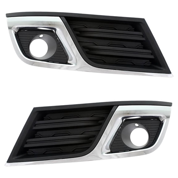 New Front Left and Front Right Fog Light Trim Compatible With Chevrolet Traverse LT 2013-2017 GM1038148 GM1039148 20988619 20988620