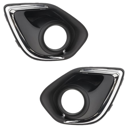 New Front Left and Front Right Fog Light Trim Compatible With Mitsubishi RVR Limited RVR ES 2013-2015 By MI1038116 MI1039116 8321A517 8321A516