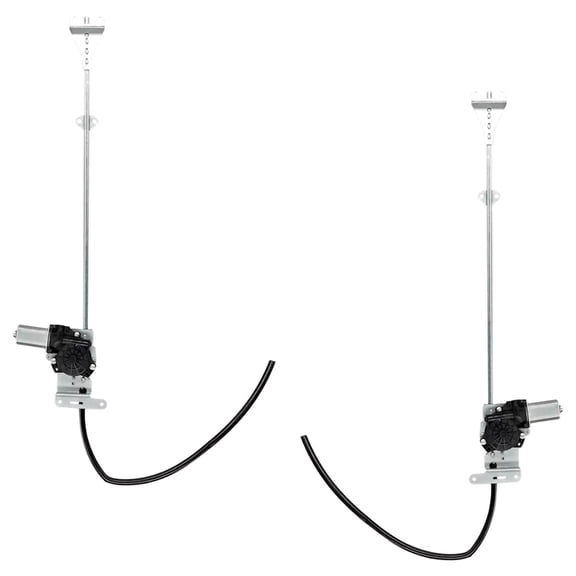 New Front Left and Front Right Window Regulator Compatible With Freightliner Argosy Base Century Class CST120 1999-2011 By A1852044000 A1852044001