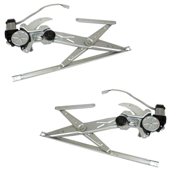 New Front Left and Front Right Window Regulator Compatible With Honda Civic DX Civic Si 1992-1995 By HO1350112 HO1351112 72251SR3J01 72211SR3J01