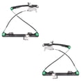 thumbnail image 1 of New Front Left and Front Right Window Regulator Compatible With Jaguar X-Type Vanden Plas X-Type Sport 2002-2008 By C2S51554 C2S51554PRM C2S51553, 1 of 5