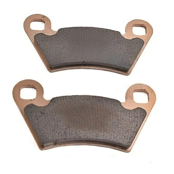 Rear Brake Pads Compatible with 2002-2024 Polaris Front or Ranger RZR Sportsman Brutus By Part 1910514 1910672 Set Semi-Metallic Direct Fit Replacement ATV UTV Off-Road Pads