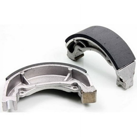 New Front Semi Metal Brake Shoe Compatible with Kawasaki KLT110 110cc 1984 1985 1986