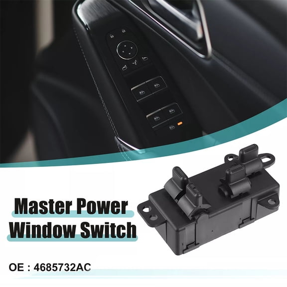 New Front Window Switch 4685732AC left side for 2004-2007 Dodge Caravan SE, SXT