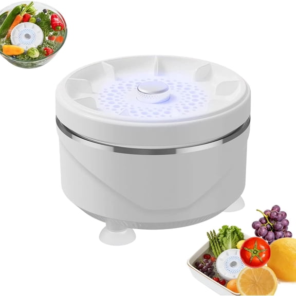New Fruit and Vegetable Washing Machine - Electric Countertop Vegetable Cleaner, Automatic Hydroxyl Ion Water Purification Device for Fruits Meat Tableware