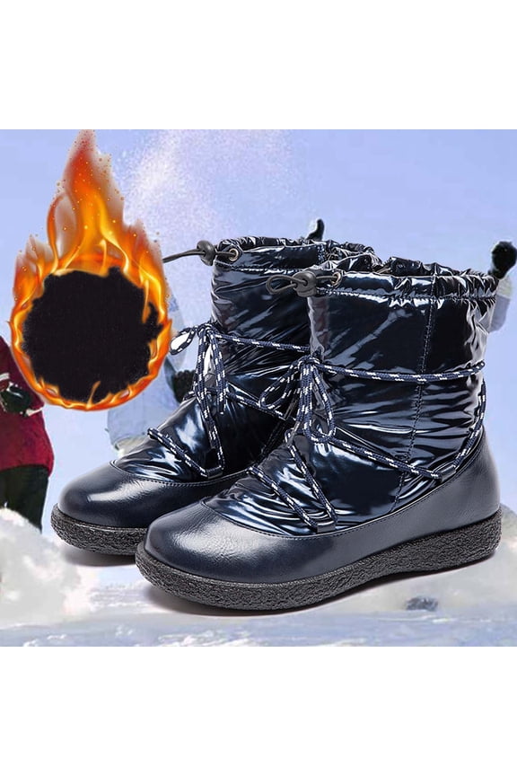 New Fshion Plus Size Snow Boots for Women Winter Warm Antiskid Velvet Warm Snow Down Booties 50% off Clearance!