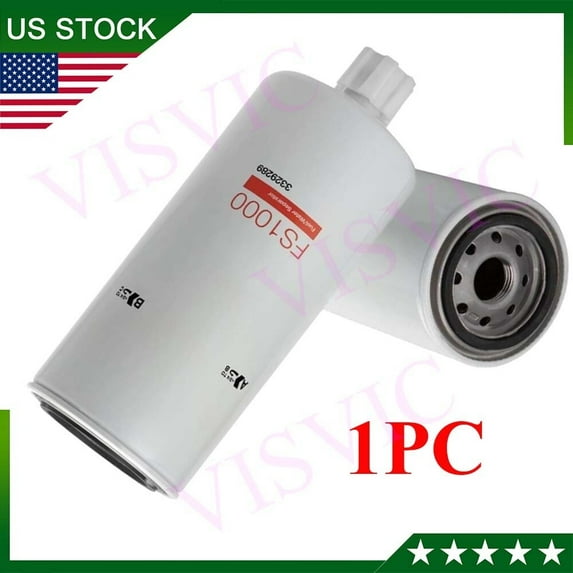 New Fuel Filter FS1000 3329289 For Cummins Fuel Water Separator Spin-On