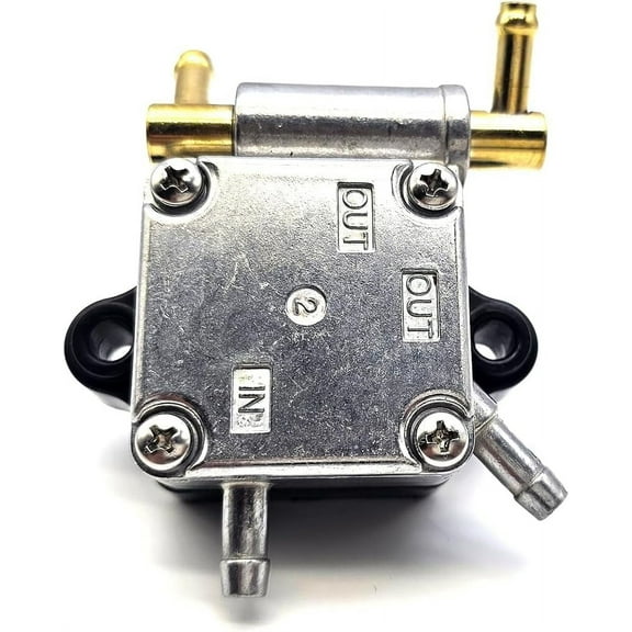 New Fuel Pump 6AH-24410-00-00 6AH24410 Compatible with Yamaha 15HP 20HP F15 F20 F20B 4 Stroke Outboard Motor