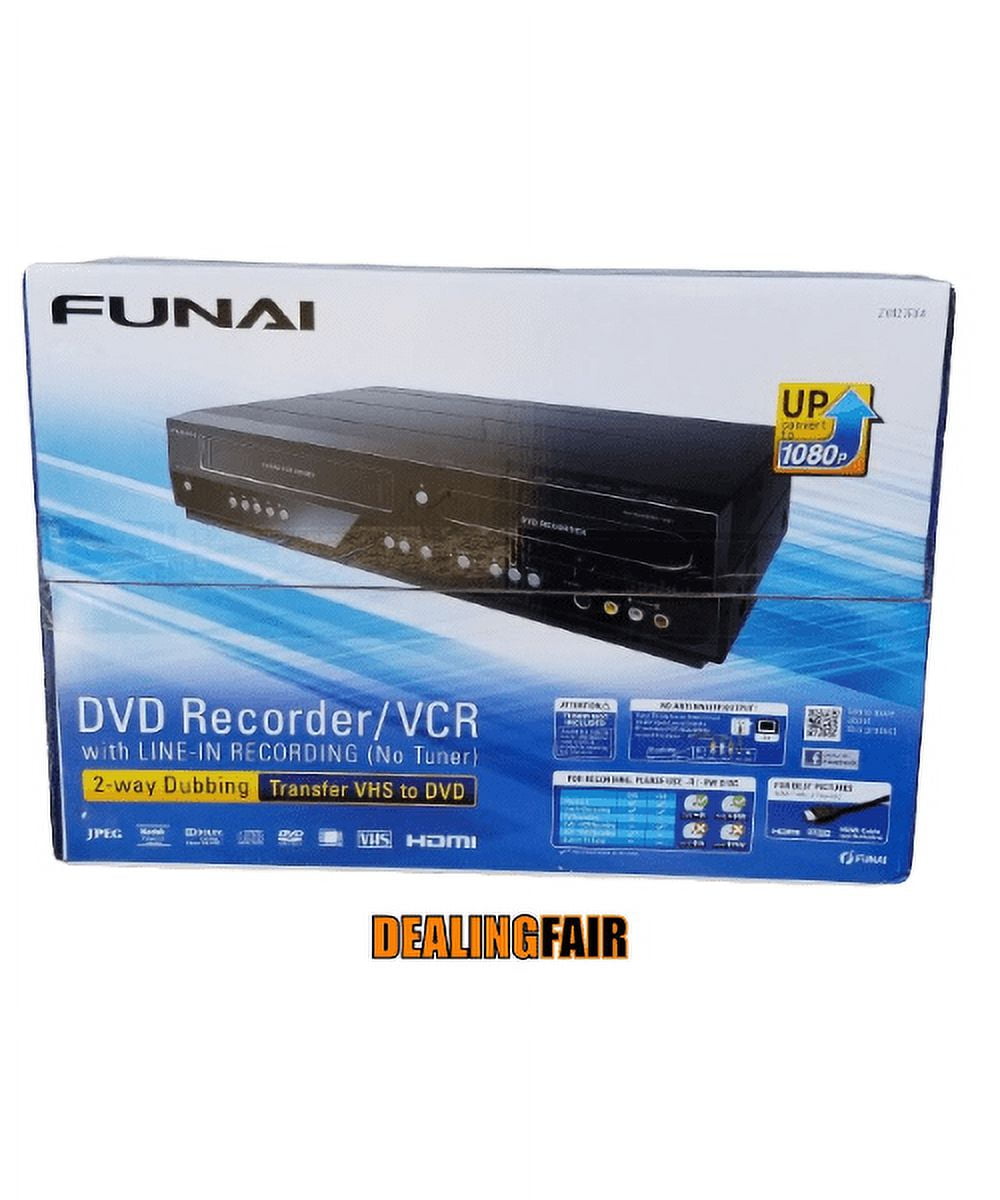 New Funai ZV427FX4 Full HD UpConvert DVD Recorder/VCR Combo Player