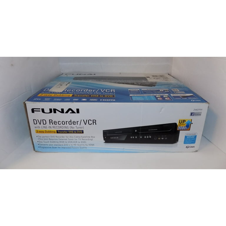 Funai ZV427FX4 Full HD UpConvert DVD Recorder/VCR Combo