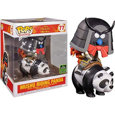 New Funko Disney Mulan 77 Mushu Riding Panda Action Figure