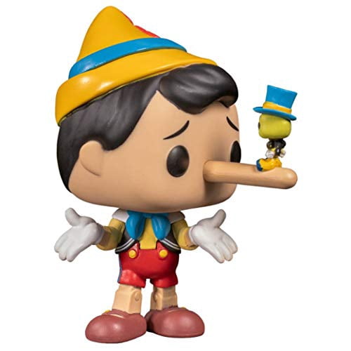 Funko POP! Pinocchio - Pinocchio (Long Nose) with Jiminy Cricket Vinyl Figure #617 Stickered