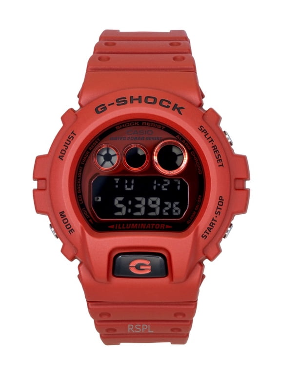 G-Shock Digital Red Bio-Based Resin Strap Quartz DW-6900RRB-4 200M Men's Watch