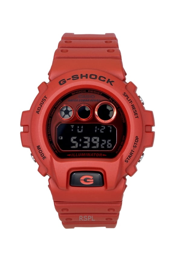 G-Shock Digital Red Bio-Based Resin Strap Quartz DW-6900RRB-4 200M Men's Watch