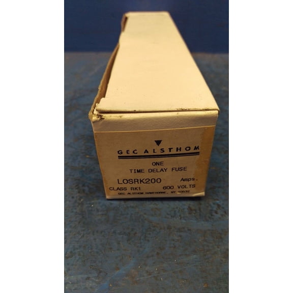 New GEC Alsthom LOSRK200 200 Amp 600V Time Delay Fuse 200A NIB