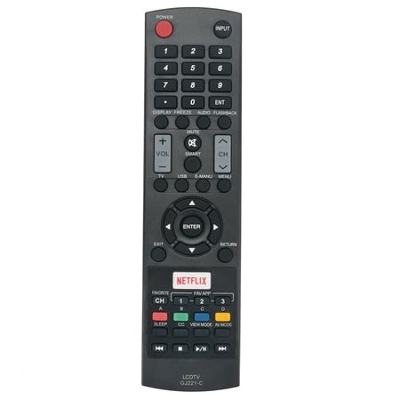 New GJ221-C Remote for Sharp TV LC-32LE653U LC-40LE653U LC-65LE654U LC-55LE653U