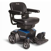 New GO CHAIR Pride Mobility Travel Electric Powerchair + 18AH batteries upgrade Sapphire Blue