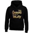 thumbnail image 1 of New GOLD Queens Are Born In MAY MONTH HOODIE Sweatshirt Birthday Party Hoodie Size Medium, 1 of 3